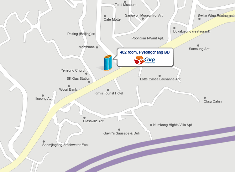 402 room, 143 , Pyeongchangmunhwa-ro, JONGNO-GU , SEOUL, 100-846, KOREA   Tel : +82-2-953-3255   Fax : +82-2-953-3253